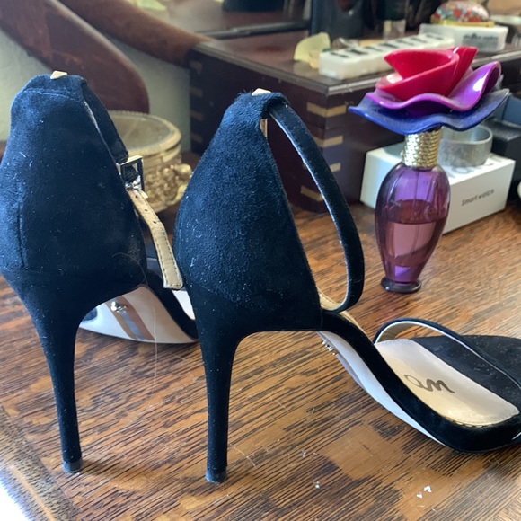 Sam Edelman Black 4 inch  hi heels Sandal - Picture 2 of 6